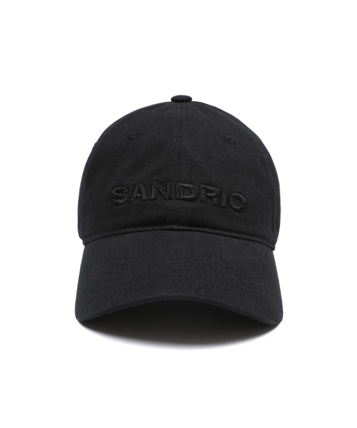 샌드릭(SANDRIC) LOGO WASHED CAP_BLACK