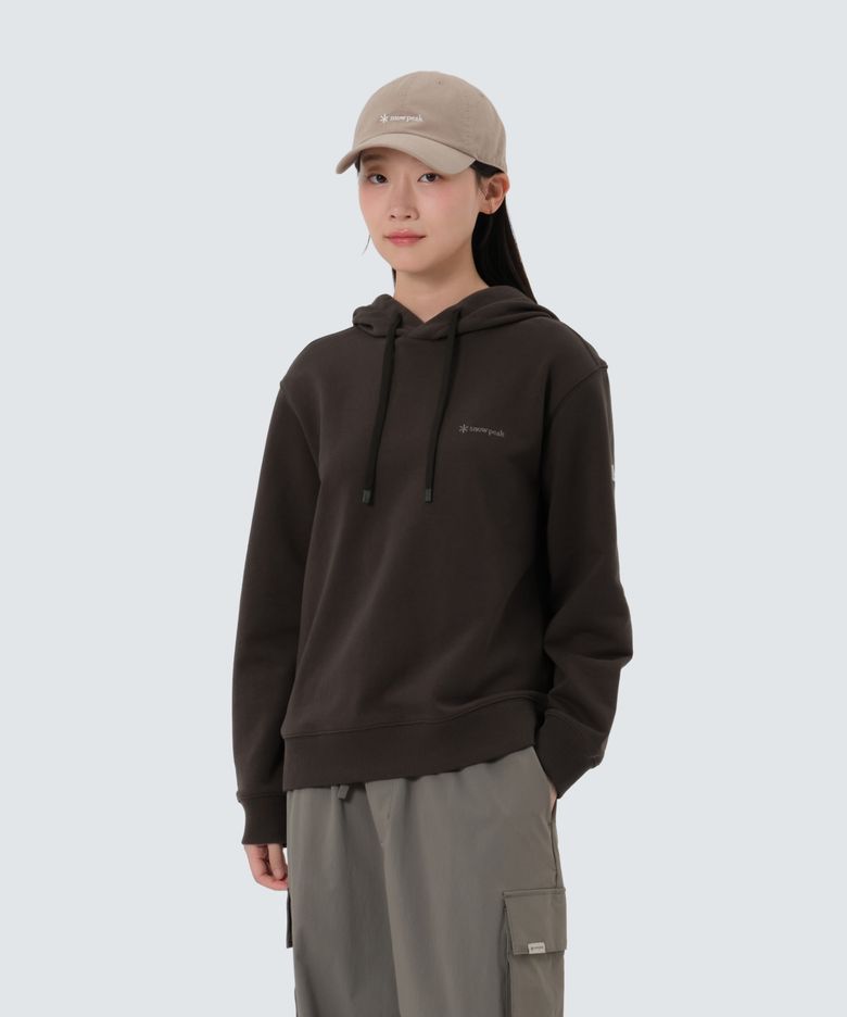 랜드 여성 후드 티셔츠 (S25FWFHD61) Choco Brown