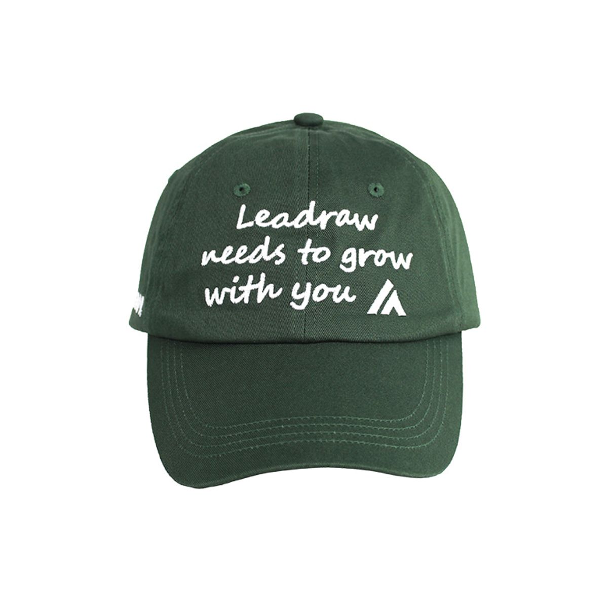 리드로(LEADRAW) Lettering ball cap(growth)_Green