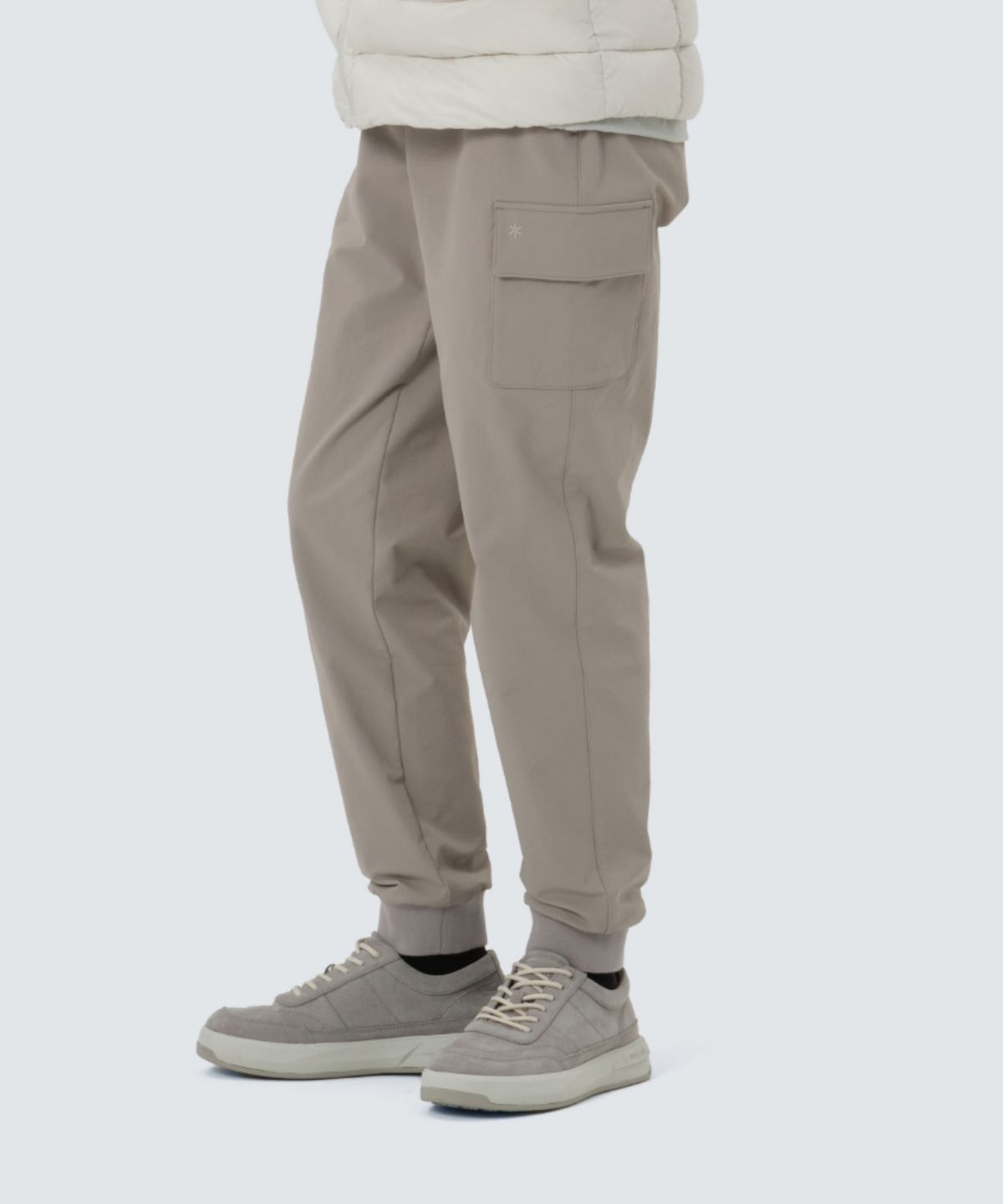 스노우피크 어패럴(SNOWPEAK APPAREL) 라고 약기모 여성 카고 조거 팬츠 (S25WWTPT35) Beige Gray