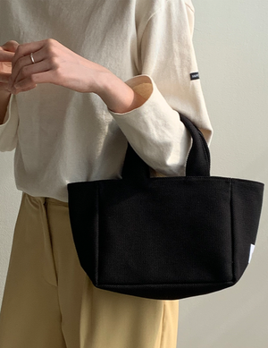 리핏 캔버스백 블랙