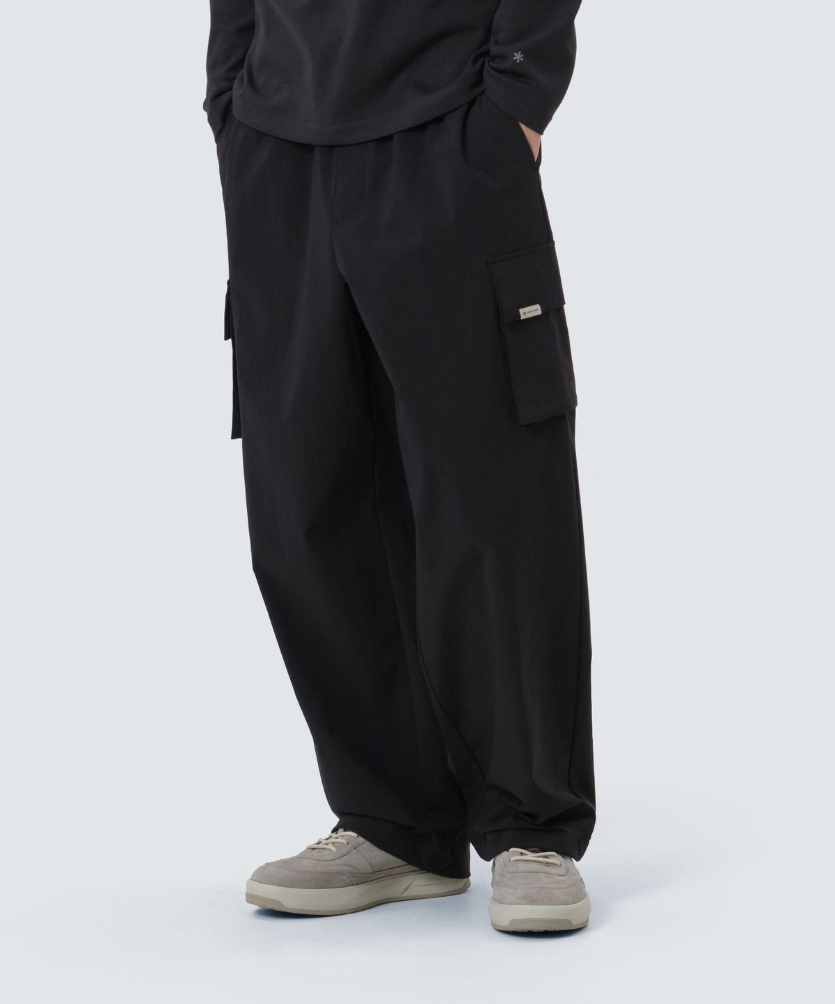 스노우피크 어패럴(SNOWPEAK APPAREL) 루트 카고 스트링 팬츠 (S25FURPT66) Black
