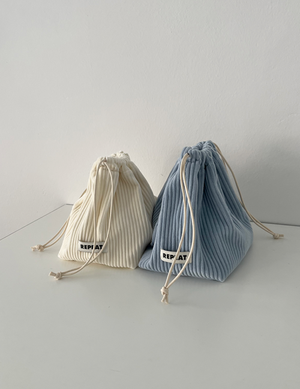 파우더리 스트링백 파우치 (5colors)