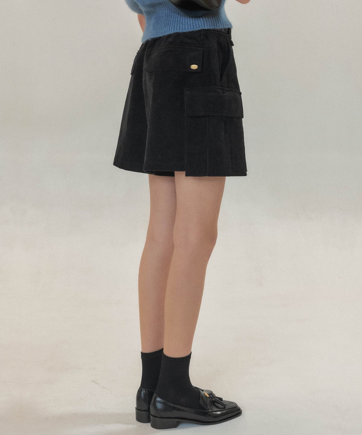 르메메(LEMEME) NouveauMinon Short Black