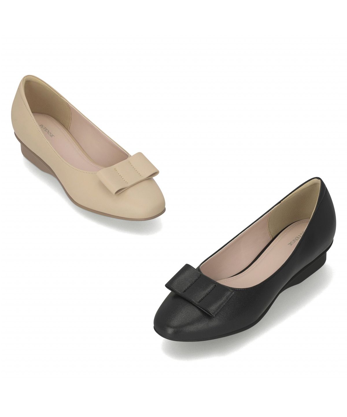 엘칸토(ELCANTO) 인텐스 여성 리본 장식 컴포트화 3cm LCWD81I539