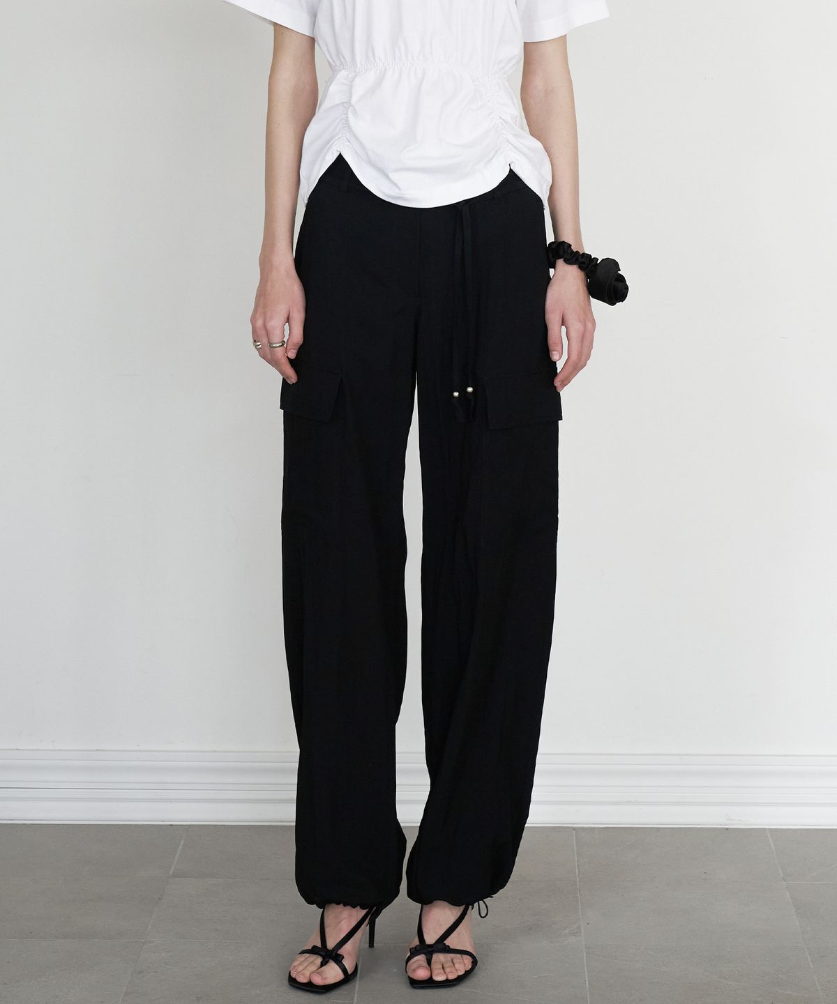 르메메(LEMEME) French Jogger Pants Black