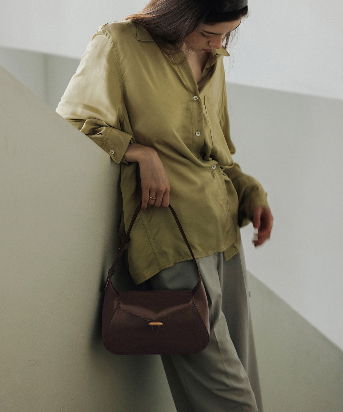 르메메(LEMEME) Sac Claude Mocha