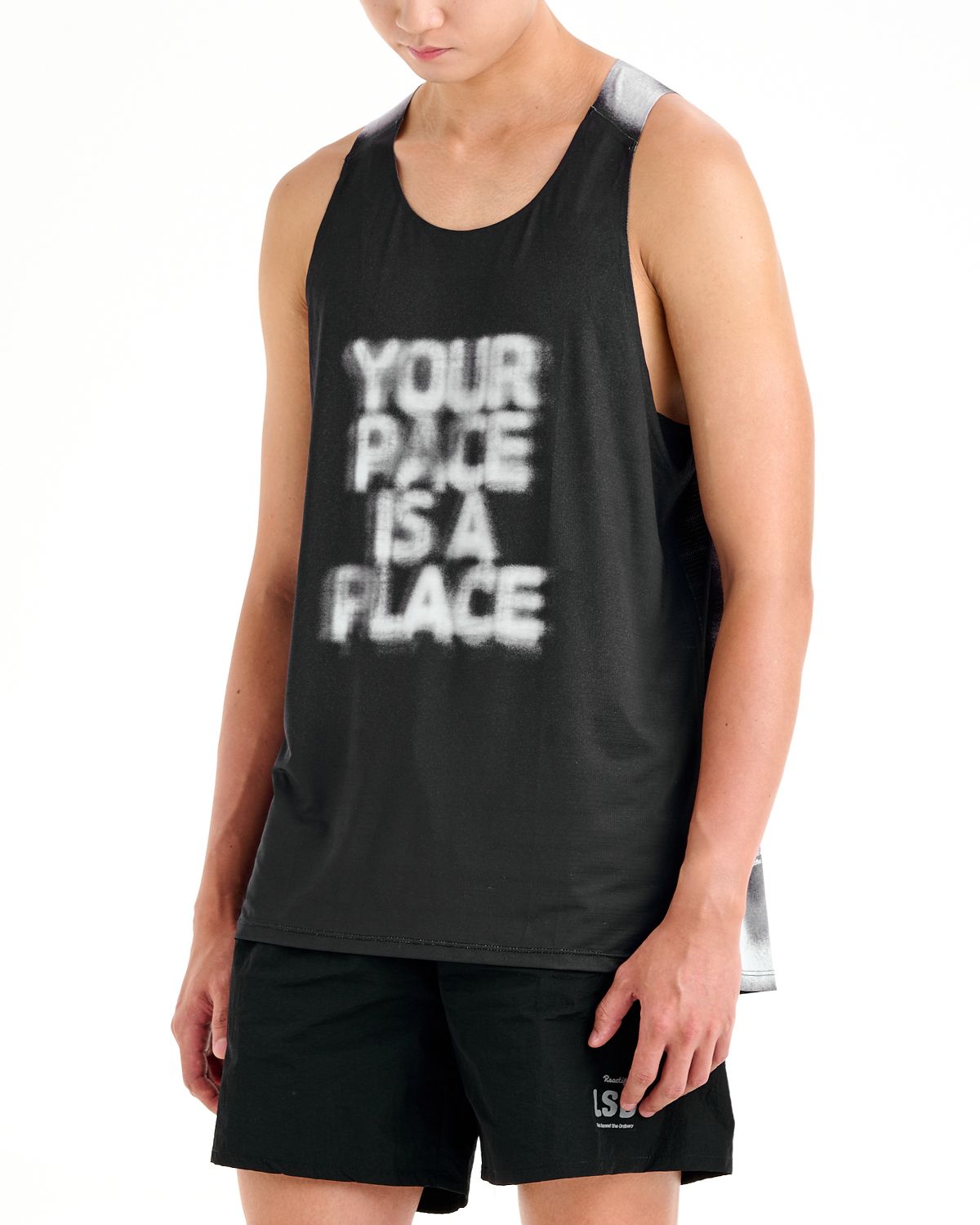 리액티파이(REACTIFY) Mens Your Pace Singlet Black