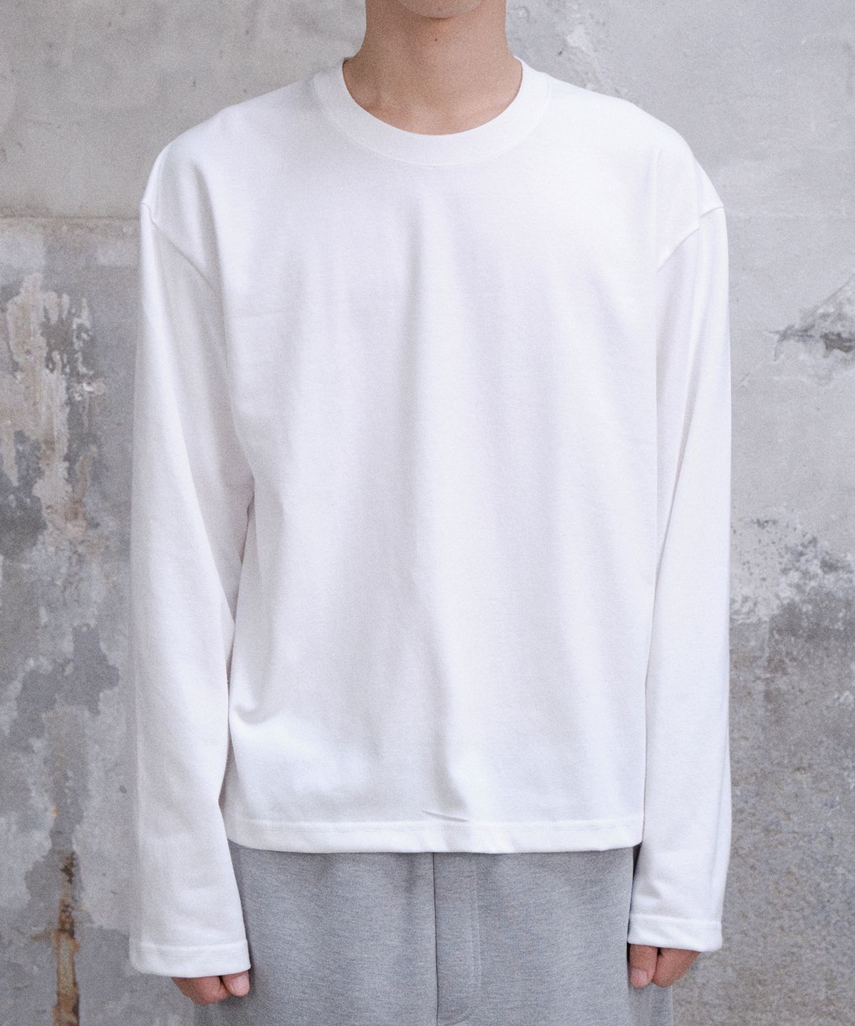 다이브인(DIVEIN) UNIFORM CROP LONG SLEEVE (WHITE)