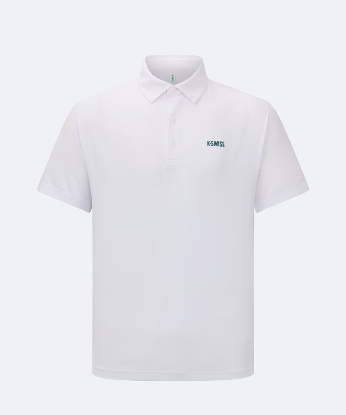 케이스위스(K-SWISS) 남성 퀵 드라이 폴로 반팔 티_1KSPSFU001WH
