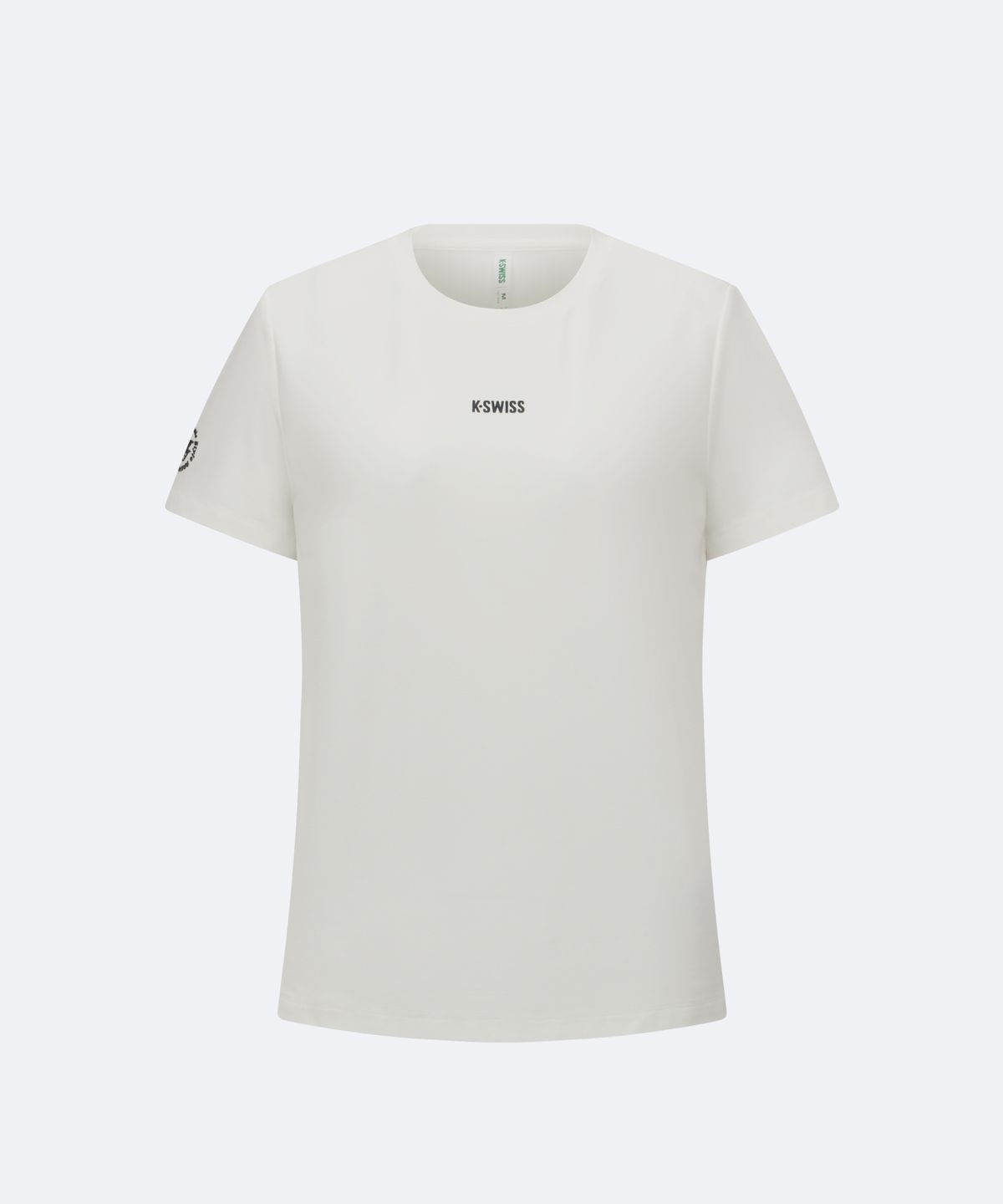 케이스위스(K-SWISS) 여성 실키 테크 반팔 티_1KSTSFU501IV