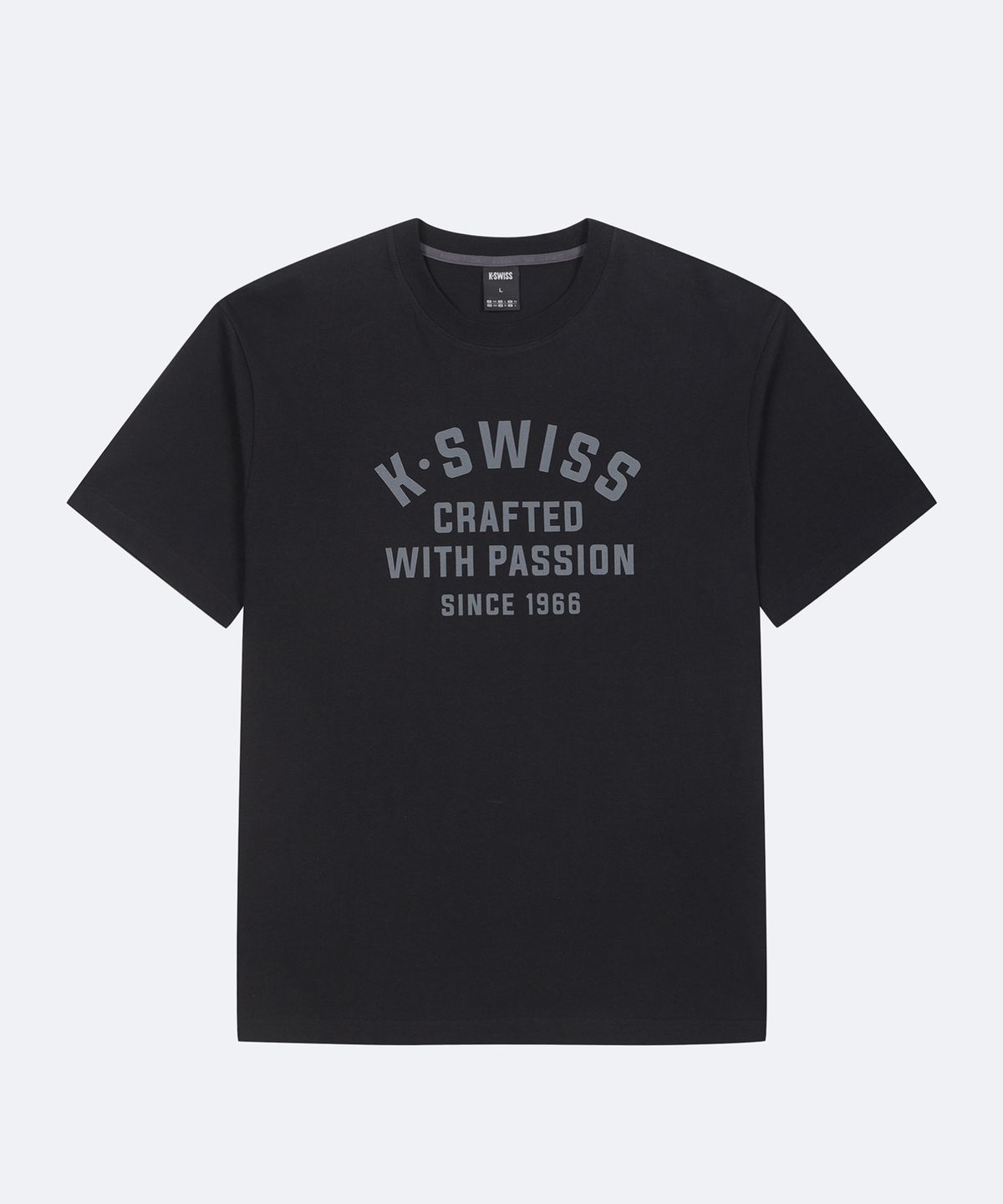 케이스위스(K-SWISS) [UNISEX]클래식66 크래프트 반팔 티_1KSTSFU906BK