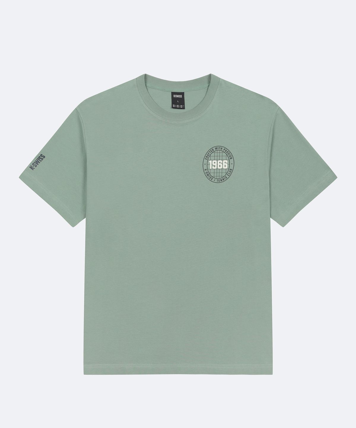 케이스위스(K-SWISS) [UNISEX] 클래식66 플레이서클 반팔 티_1KSTSFU904KH