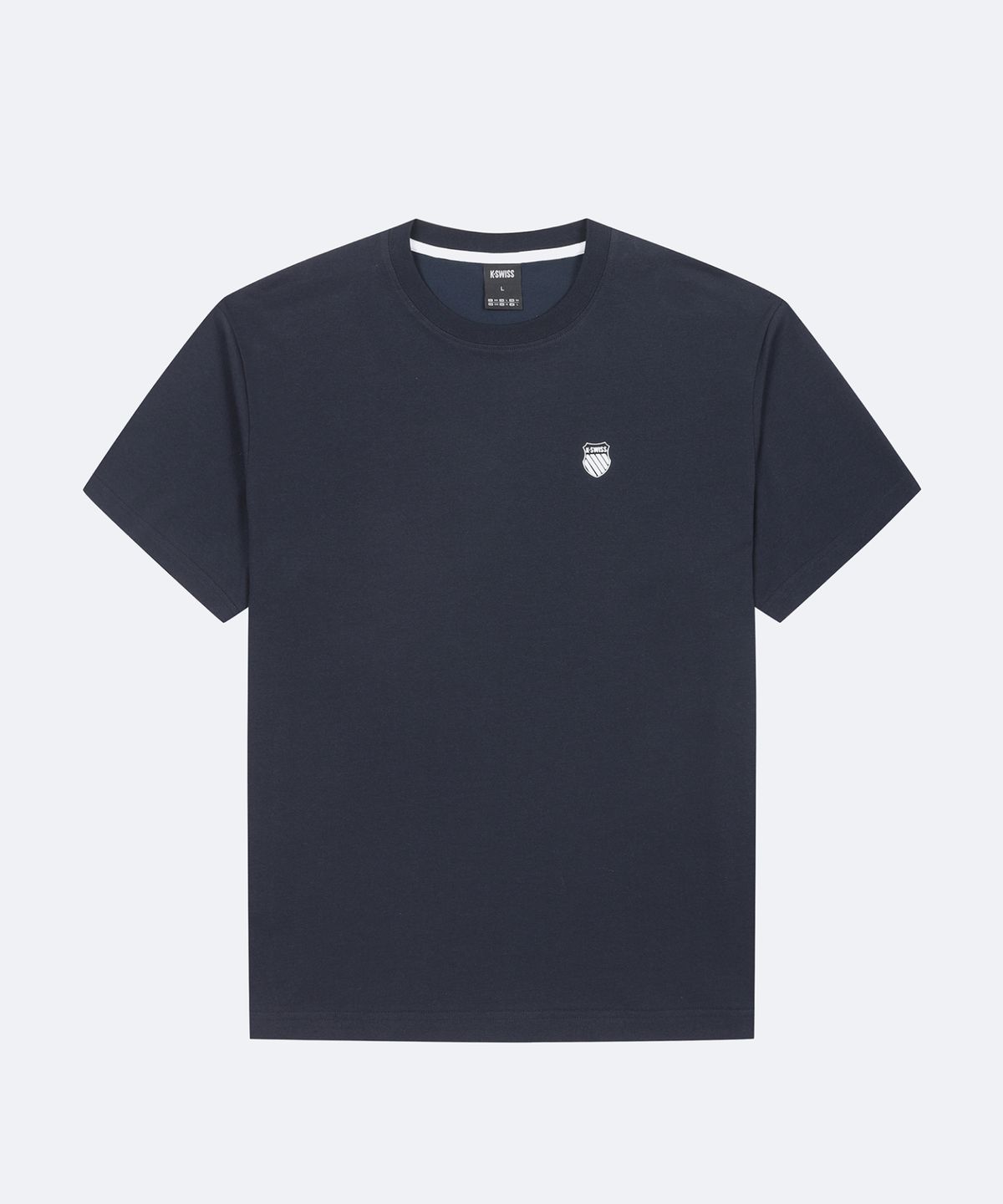 케이스위스(K-SWISS) [UNISEX] 플렉스에어 쉴드 로고 반팔 티_1KSTSFU901NA