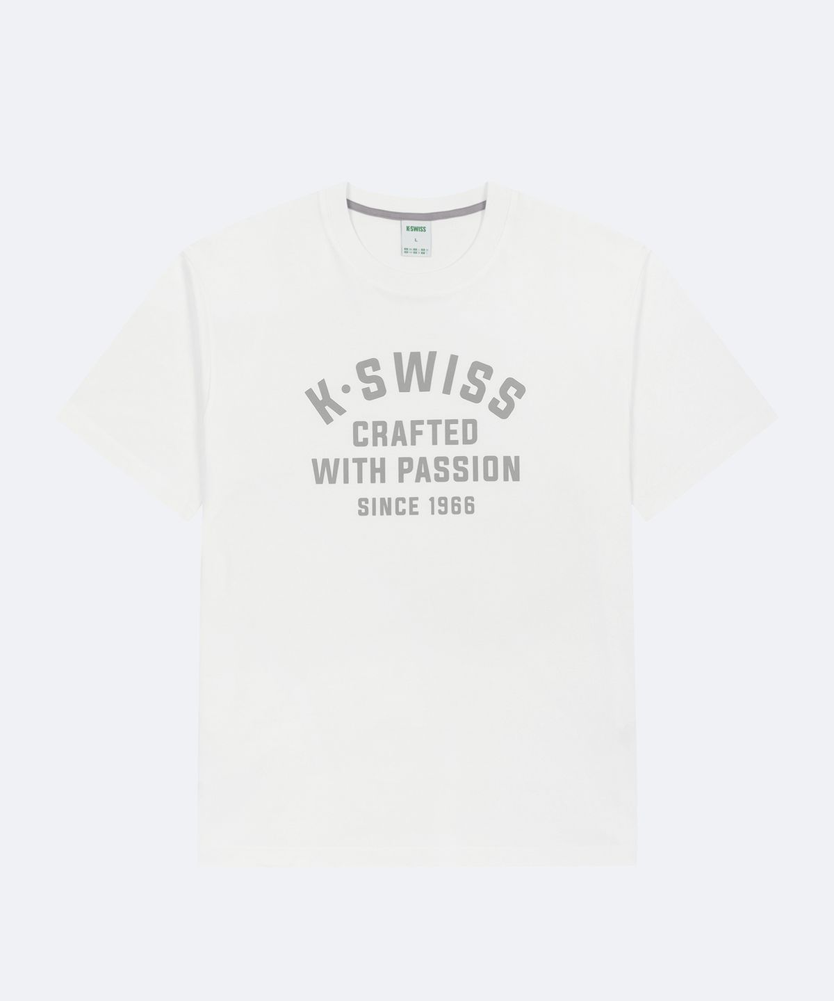 케이스위스(K-SWISS) [UNISEX] 클래식66 크래프트 반팔 티_1KSTSFU906WH