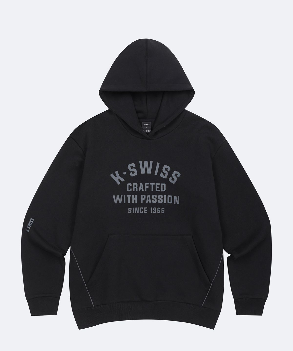 케이스위스(K-SWISS) [UNISEX] 오프비트 크래프트 후디_1KSHDFU901BK