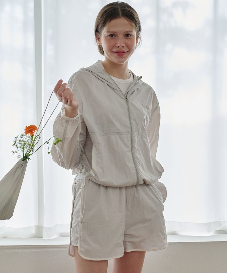 Wind Shell Setup – Jacket & Shorts Gray