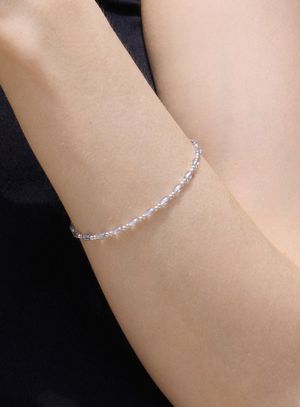 [실버925] 드리즐 비즈 팔찌