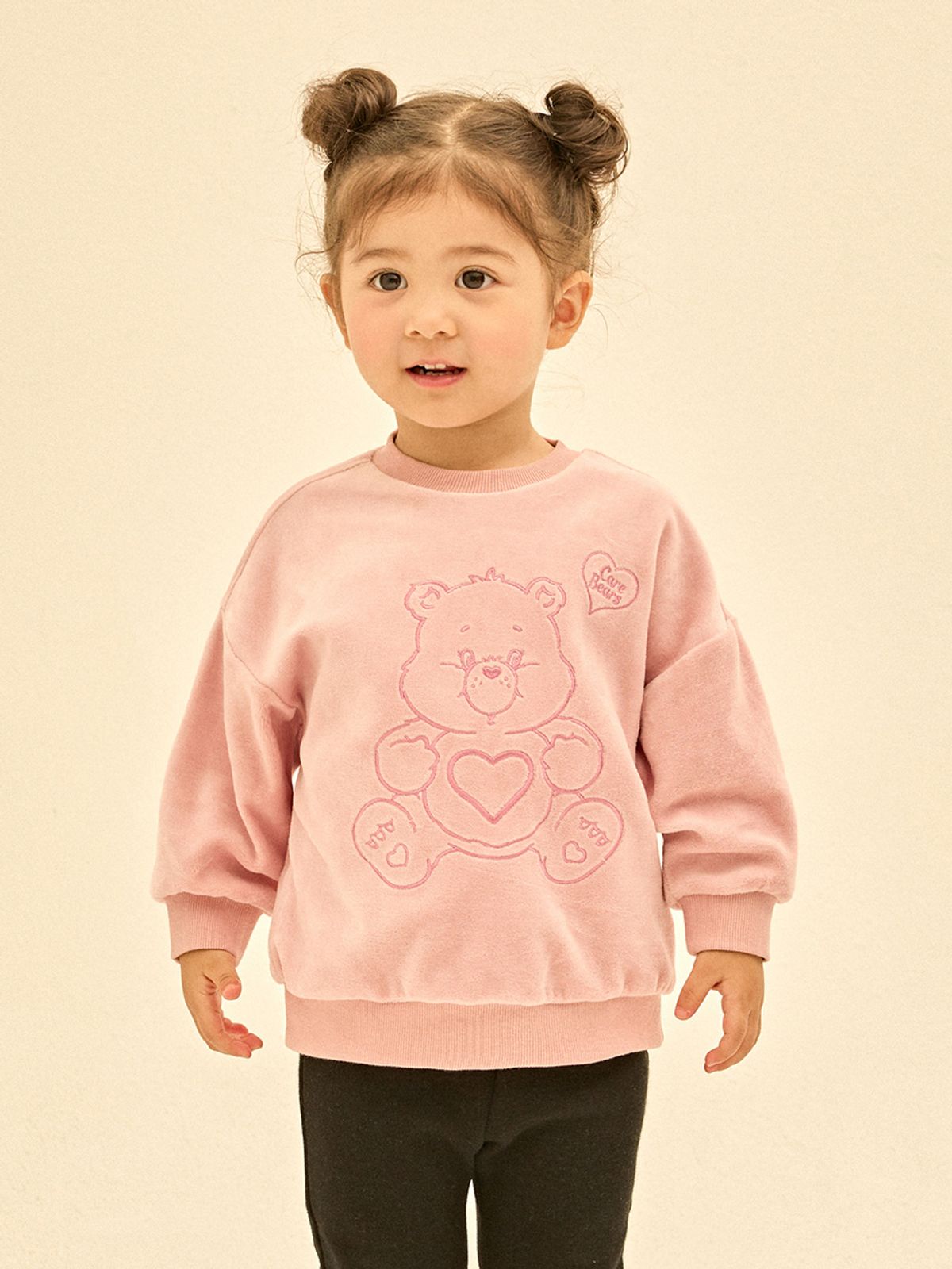 케어베어(CAREBEARS) 텐더하트베어 포근한 벨로아맨투맨