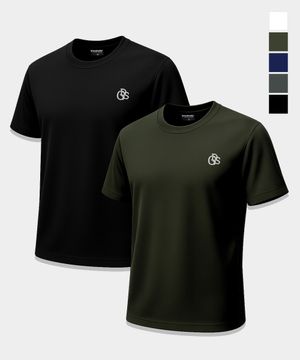 [짐웨어] [2PACK] 스포츠 냉감 아이스 반팔 티셔츠 (5컬러)