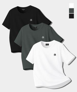 [짐웨어] [3PACK] 스포츠 냉감 아이스 반팔 티셔츠 (3컬러)