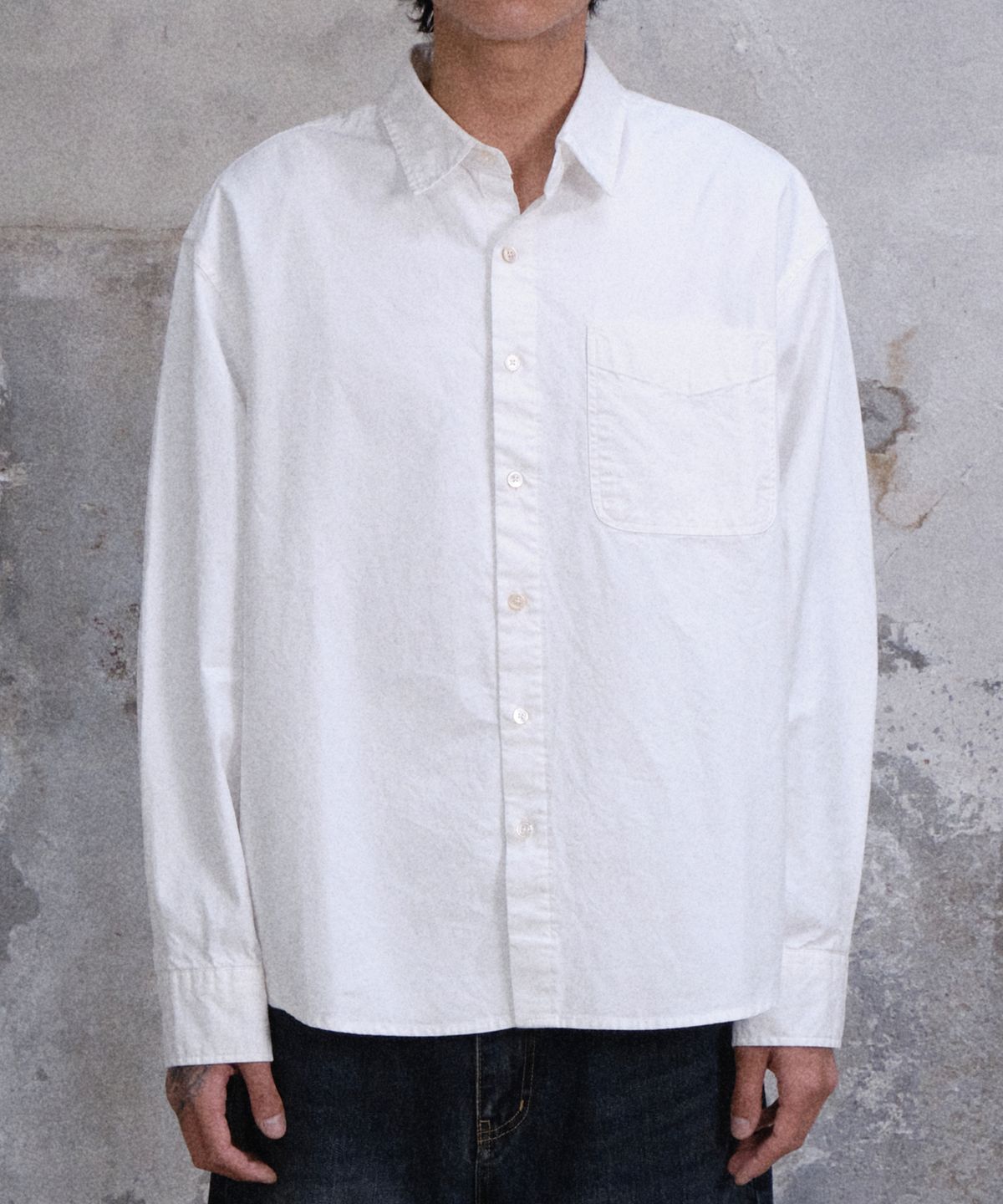 다이브인(DIVEIN) OLD OXFORD SHIRTS (WHITE)