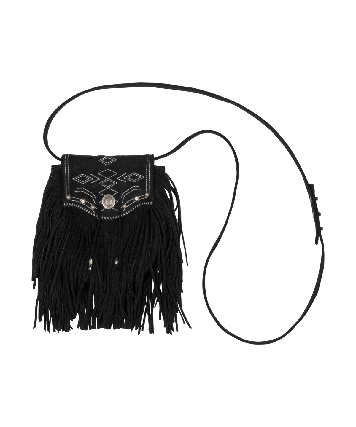 더콜디스트모먼트(THECOLDESTMOMENT) TCM fringe mini bag (black)