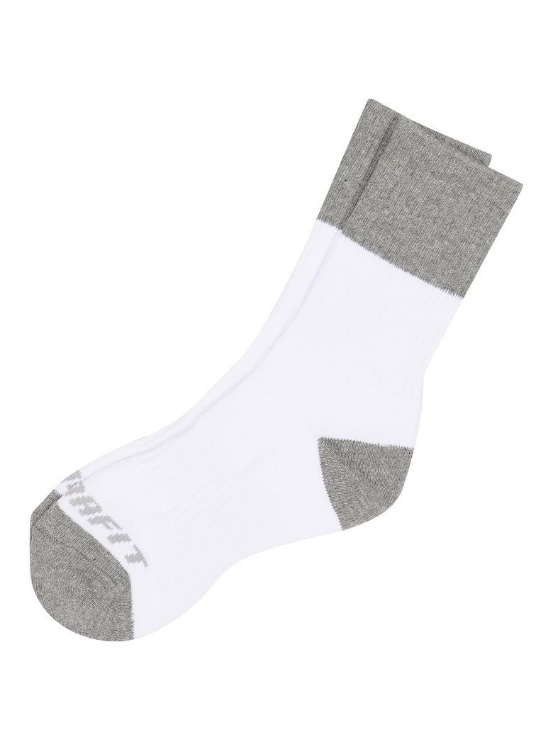 베이직 크루삭스_Heather Grey YUF23S03C4