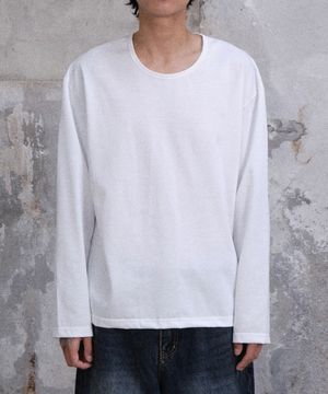 UNIFORM U NECK LONG SLEEVE (WHITE)