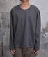 UNIFORM U NECK LONG SLEEVE (CHARCOAL)