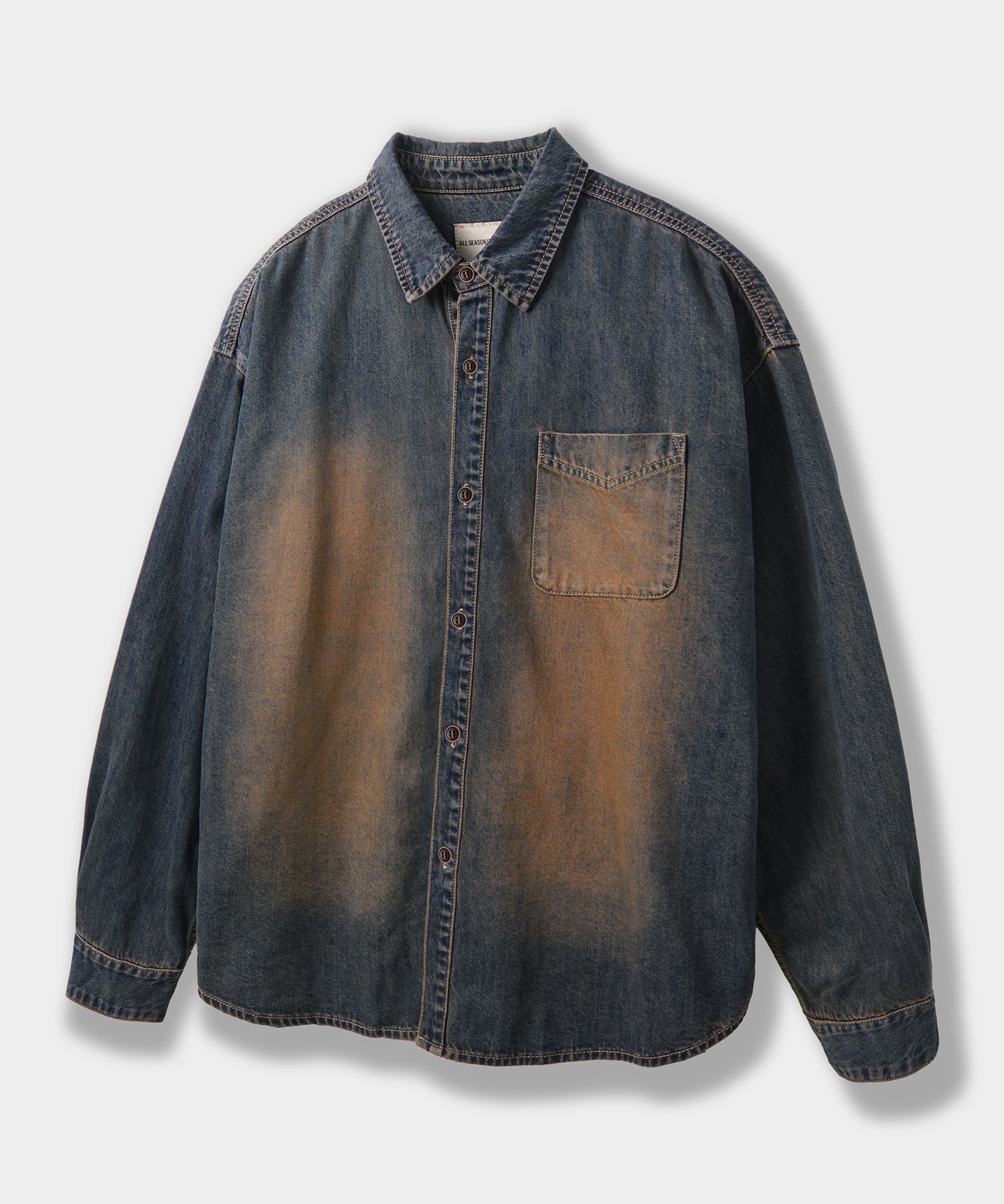 【DIMITRI BLACK】 ASI Essential Bio-Washing Denim Shirt MUSINSA | DIMITRI BLACK ASI Essential Bio-Washed Denim