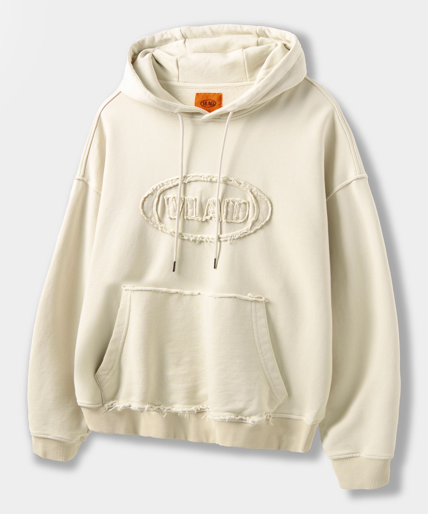 ★DIMITRI BLACK★VLAD cut-off applique hooded sweatshirt★ MUSINSA | DIMITRI BLACK VLAD Cut-off Applique Hooded Zip