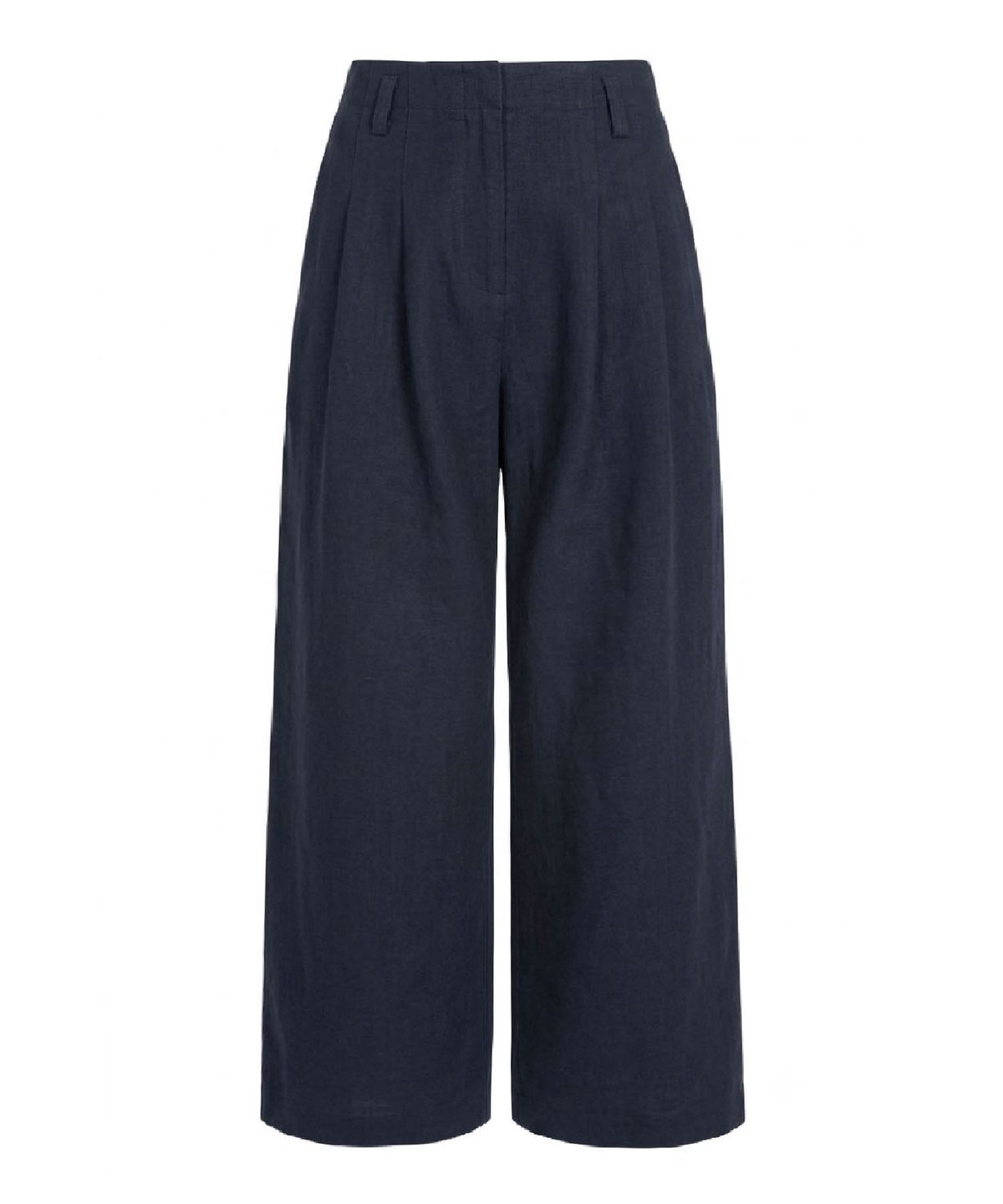 무아르모아(MOIREMOA) two-tuck W/S chino pants - black cachion