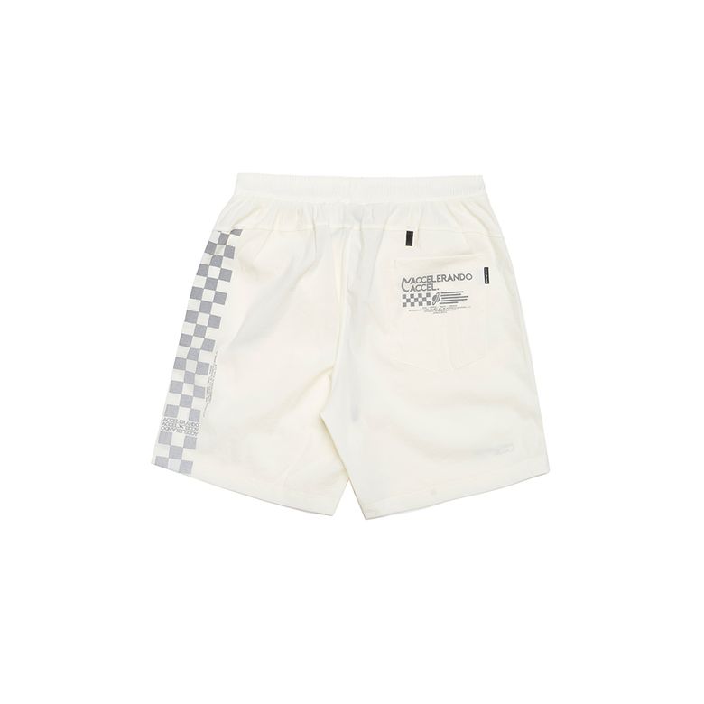 CB01WT 체커드 라이트 쇼츠 White
