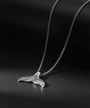 TJN1002 웨이브 테일 목걸이