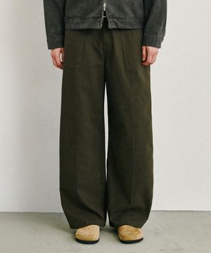 카펜터 퍼티그 코튼 팬츠 카키