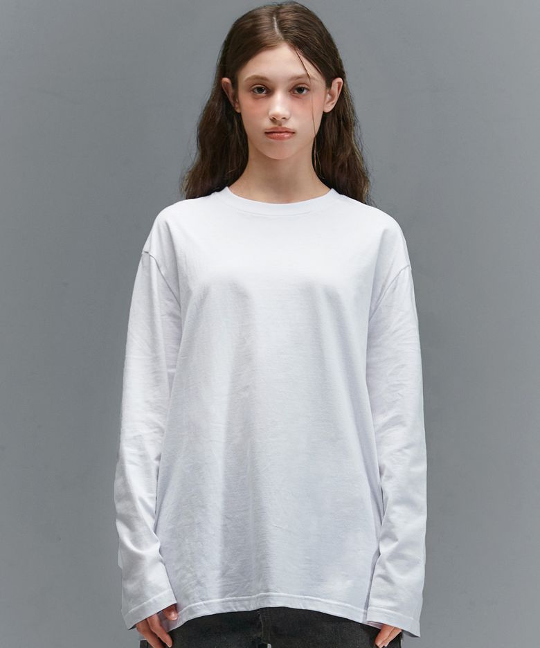 [Unisex] BASIC LINE LONGSLEEVE T-SHIRT (2color)
