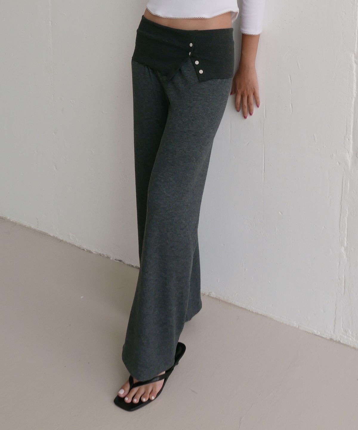 디어스토커(DEARSTALKER) D. BASIC FOLD COMFY PANTS - 3 COLOR