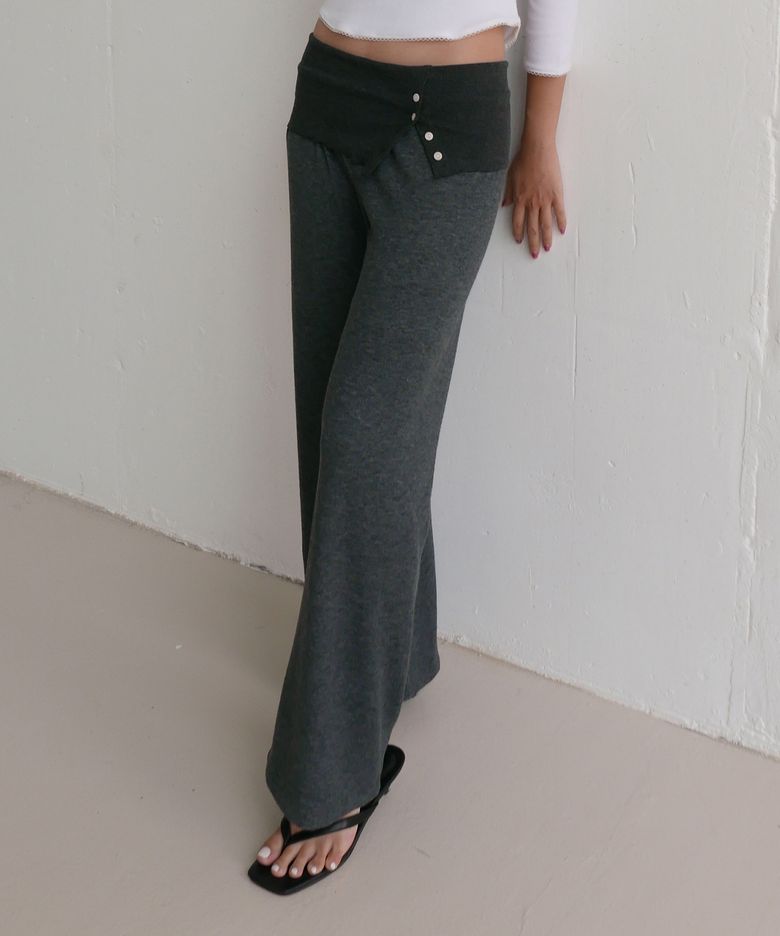 D. BASIC FOLD COMFY PANTS - 3 COLOR