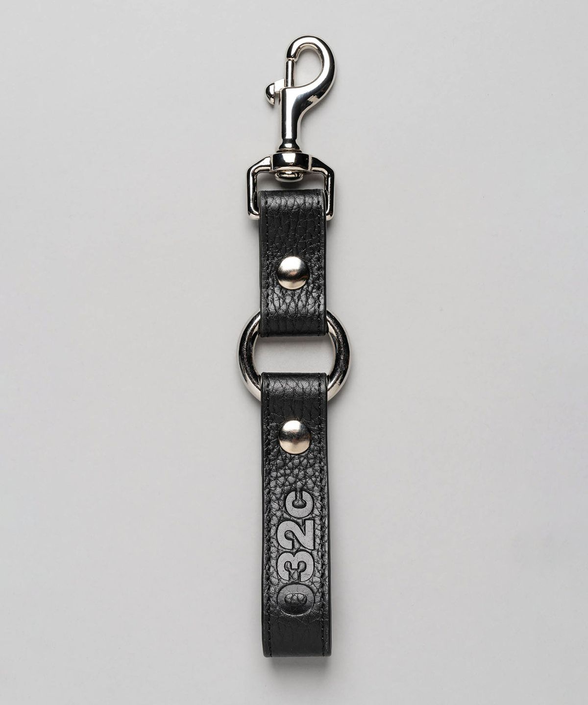 032씨(032C) (U) 레더 키체인 블랙 LEATHER KEYCHAIN BLACK