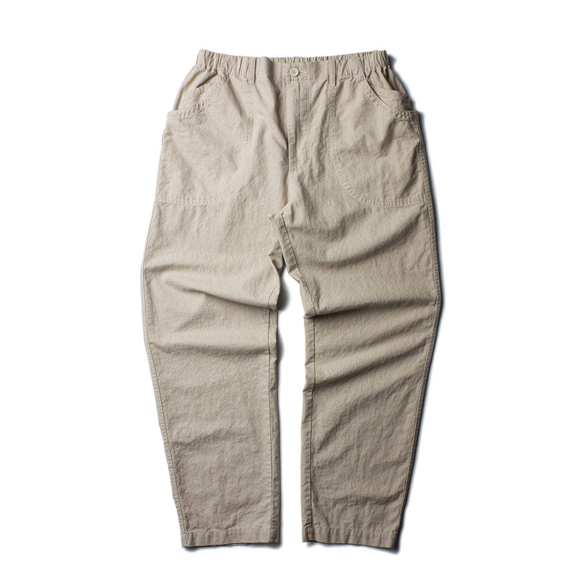 더 레스큐(THE RESQ) COTTON LINEN DOMINGO PANTS [WASHED BEIGE]