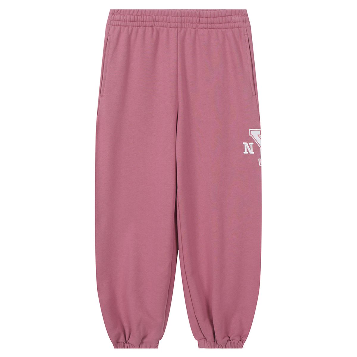 엔비에이 키즈(NBA KIDS) NYK 여아 팀로고 오버핏 조거팬츠(K253TP650P) 핑크