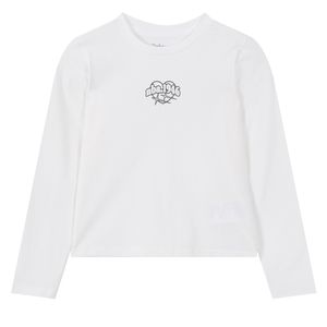 NBA 여아 핏 라운드 티셔츠(K253TS660P) 오프 화이트