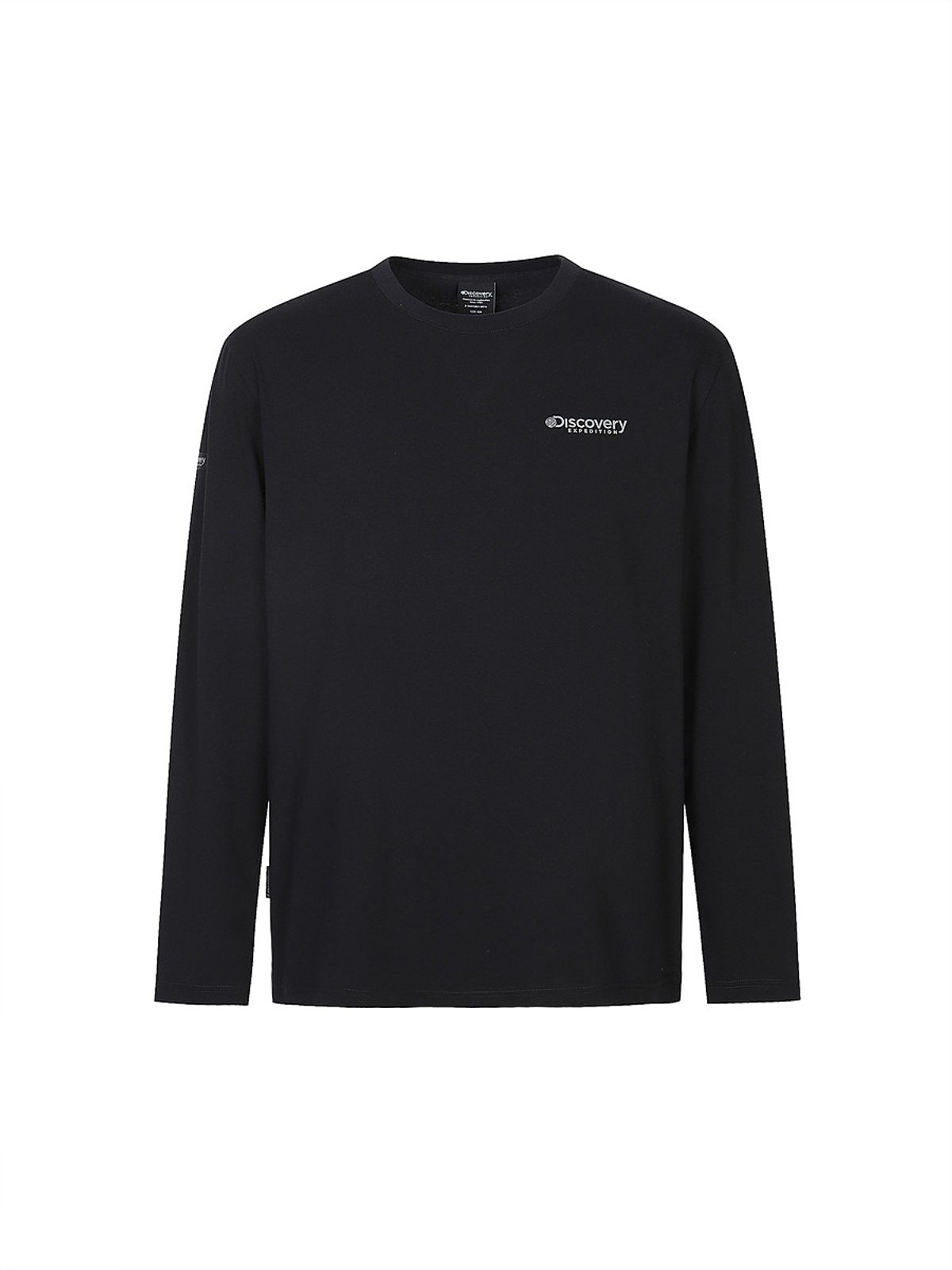 디스커버리 익스페디션(DISCOVERY EXPEDITION) 마운틴 그래픽 기능성 긴팔티 (BLACK)