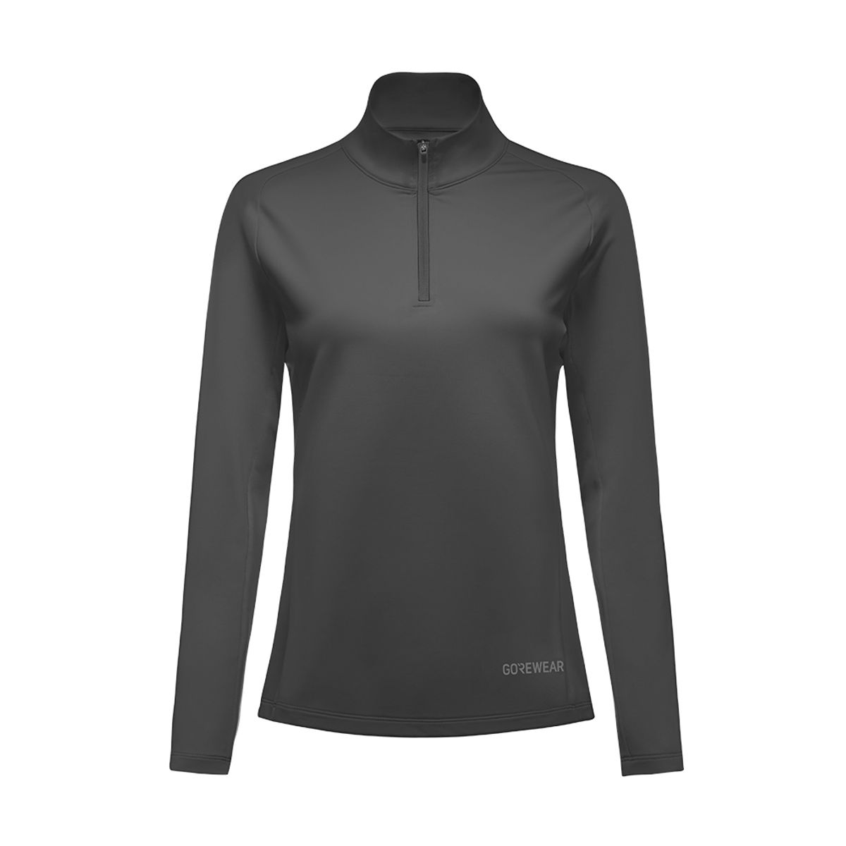 고어웨어(GOREWEAR) 에브리데이 미드 1/4 집업 우먼 - 블랙 (여성용) 터틀넥