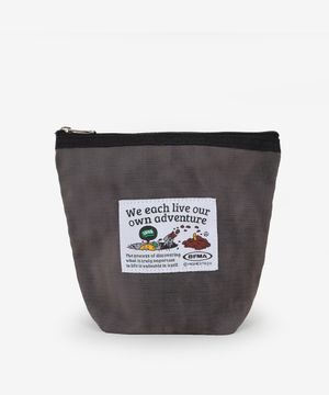 미스티 지퍼 파우치 블랙