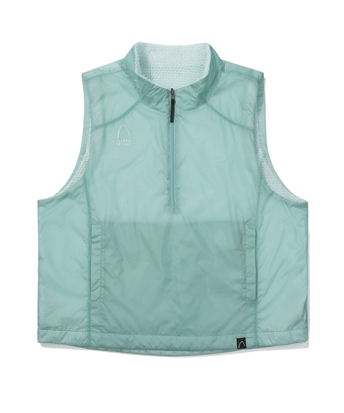 시에라디자인(SIERRA DESIGNS) W) 모스(MOSS) 폴라텍 알파 다이렉트 90 리버시블 베스트 MINT GREEN
