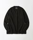 HENLEY NECK LONG SLEEVE TEE_BLACK