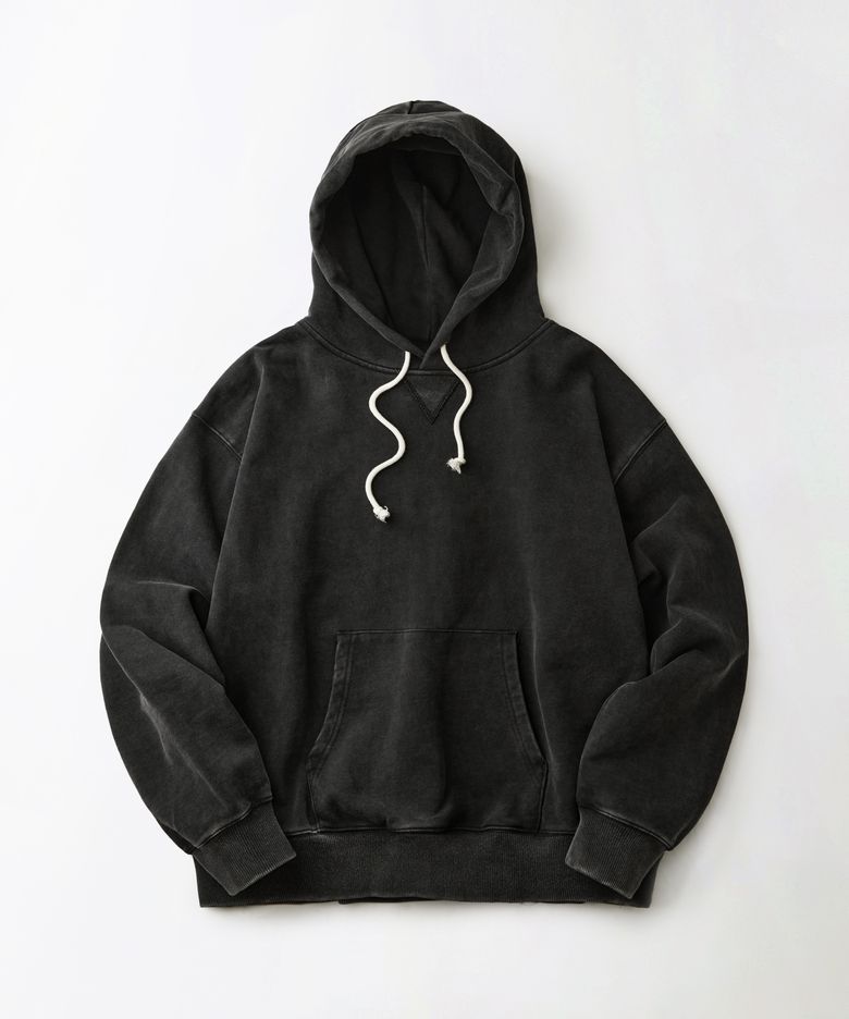AUTHENTIC COMFORT HOOD SWEAT_VINTAGE CHARCOAL