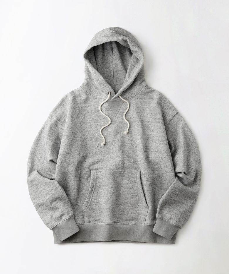 AUTHENTIC COMFORT HOOD SWEAT_HEATHER GRAY